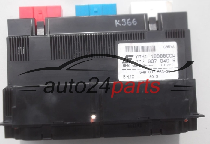 UNITE D'AFFICHAGE CLIMATRONIC VW VOLKSWAGEN SEAT 7M7 907 040 B, 7M7907040B, 5HB007963-30, 5HB00796330