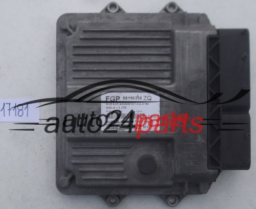 KOMPUTER STEROWNIK SILNIKA OPEL AGILA 1.3 JTD MAGNETI MARELLI MJD 6JO.A2, MJD6JOA2, MJD6J0A2, FGP 55196356 ZQ, 71600.046.03, 7160004603