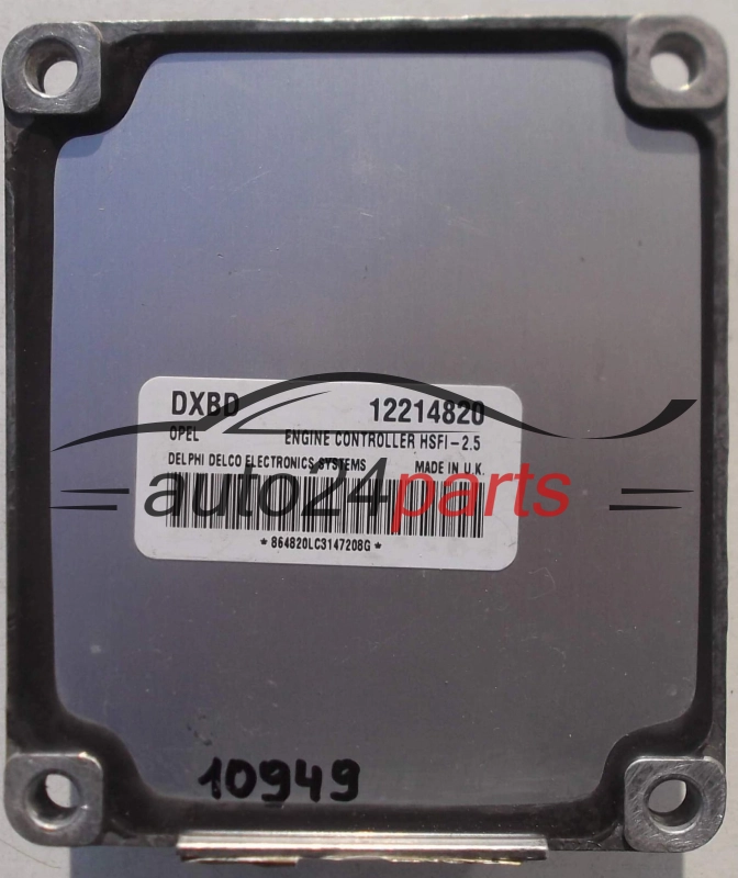 CALCULATEUR MOTEUR OPEL CORSA MERIVA DELPHI DELCO 12214820 DXBD