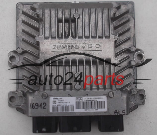 CENTRALINA DO MOTORE CITROEN PEUGEOT 1.4 HDI SIEMENS VDO 5WS40285C-T