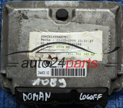 MOTORSTEUERGERÄT ECU STEUERGERÄT VW VOLKSWAGEN POLO 1.4 036906014BM, IAW4CV.V2, IAW4CVV2