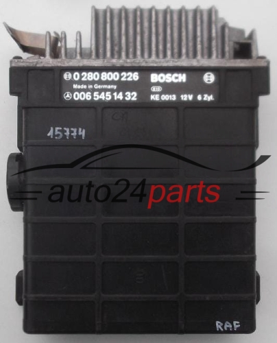 ECU ENGINE CONTROLLER  MERCEDES W124 BOSCH 0 280 800 266, 0280800266, 006 545 14 32, 0065451432
