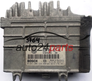 CENTRALINA MOTORE VW VOLKSWAGEN LUPO 1.0 030906027AL, 030 906 027 AL BOSCH 0261206226, 0 261 206 226 MOTORSTEUERUNG 2680 26SA5734