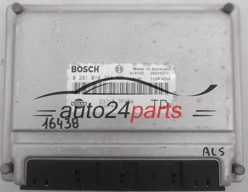 NISSAN TERRANO 2.7 TDI BOSCH 0281010284, 0 281 010 284, 237107F404, 23710-7F404 TD, ECCS-911 (