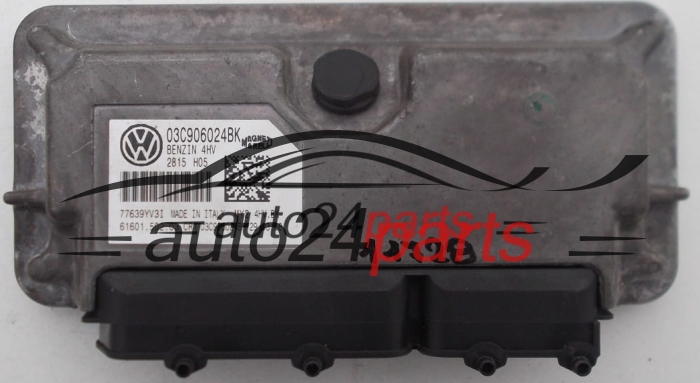 Μονάδα Ελέγχου Κινητήρα VOLKSWAGEN SEAT IBIZA 1.4 MAGNETI MARELLI MY2 4HV.BK, MY24HVBK, 03C 906 024 BK, 03C906024BK, 03C 906 024 BH, 03C906024BH, 61601.502.03, 6160150203