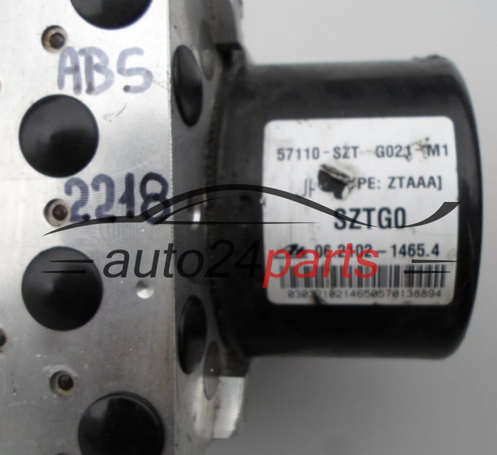 POMPE HYDRAULIQUE ET CALCULATEUR d'ABS HONDA CR-Z 57110SZTG021M1, ATE  06210214654