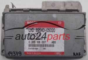 ABS STEUERGERAT TOYOTA CARINA E BOSCH 0 265 108 007, 0265108007, 89540-05020, 8954005020, 89541-05010, 8954105010 
