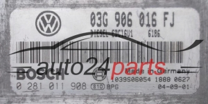 Μονάδα Ελέγχου Κινητήρα SEAT ALTEA 2.0 TDI BOSCH 0 281 011 908,  03G 906 016 FJ
