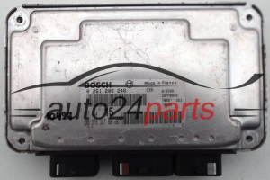 ECU ENGINE CONTROLLER  CITROEN SAXO PEUGEOT 106 1.1 BOSCH 0261206246, 0 261 206 246, 96 378 387 80, 9637838780, M7.4.4 15 