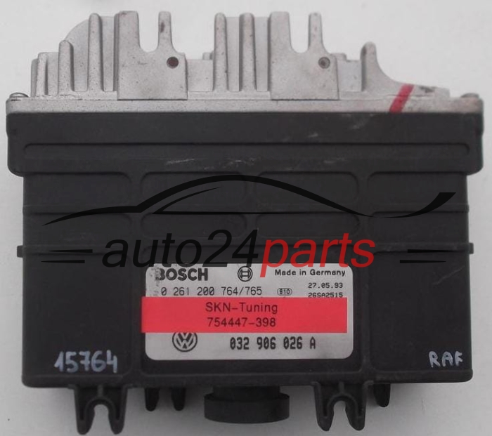 KOMPUTER STEROWNIK SILNIKA VW VOLKSWAGEN GOLF 1.4 BOSCH 0 261 200 764, 0261200764, 032 906 026 A, 032906026A