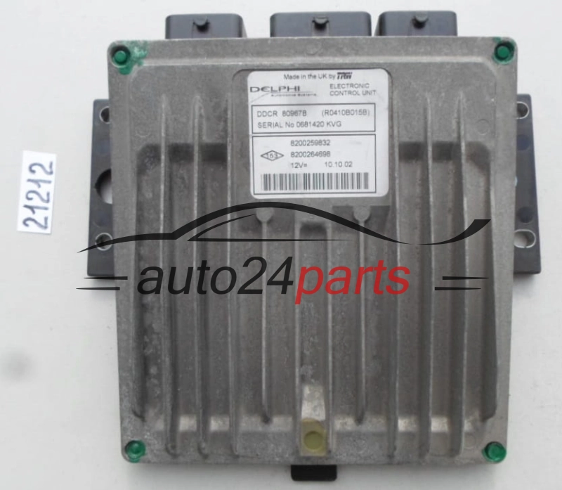 RENAULT 1.5 DCI DELPHI R0410B015B, 8200259832, 8200264698, DDCR 80967B 