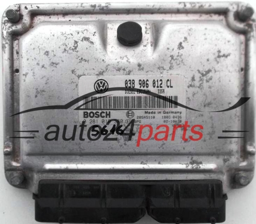 KOMPUTER STEROWNIK SILNIKA SKODA OCTAVIA 1.9 TDI ASV AHF 038 906 012 CL