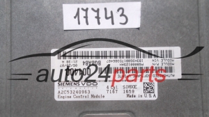 Μονάδα Ελέγχου Κινητήρα CHRYSLER DODGE CALIBER 2.0 SIEMENS VDO A2C53240963, SIM90E