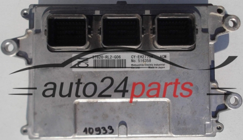 ECU ENGINE CONTROLLER  HONDA ACCORD 2.0 37820-RL2-G06, 37820RL2G06, CY-EH2770A, 516358 