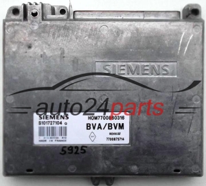 ECU ENGINE CONTROLLER RENAULT LAGUNA 2.0 SIEMENS S101727104 Q, S101727104Q, HOM7700860316, 7700873714