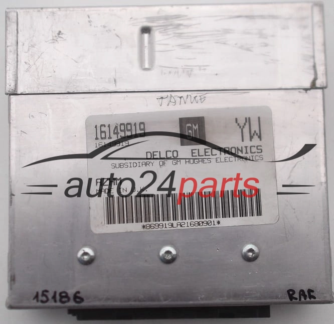  KOMPUTER STEROWNIK SILNIKA OPEL ASTRA DELCO 16149919 YW