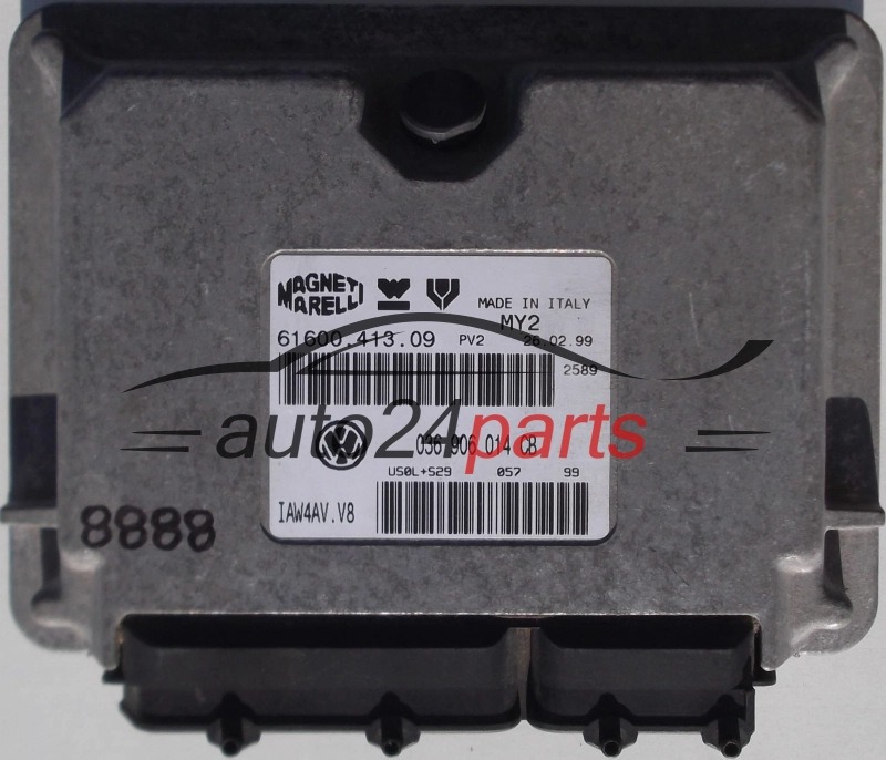 CENTRALINA MOTORE VW VOLKSWAGEN LUPO 1.4, 036 906 014 CB, 036906014CB, 61600.413.09, 6160041309, IAW4AV.V8, IAW4AVV8