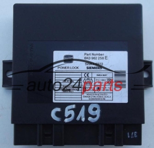 CENTRALITA DE CONFORT SEAT IBIZA CORDOBA 6K0 962 258 E, 6K0962258E, SIEMENS 5WK4 6922, 5WK46922, 5WK4 8821, 5WK48821, 5WK4 8687, 5WK48687 