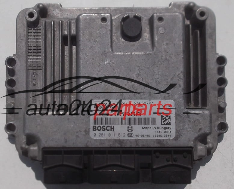 Μονάδα Ελέγχου Κινητήρα FORD FIESTA FUSION 1.6 TDI BOSCH 0 281 011 612, FoMoCo 6S61-12A650-VA