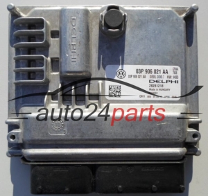 MOTORSTEUERGERÄT ECU STEUERGERAT VOLKSWAGEN SEAT 1.2 TDI DELPHI 28281218, 03P 906 021 AA, 03P906021AA, DCM3.7 