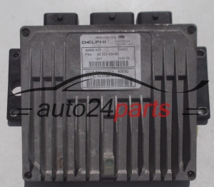 ECU CENTRALITA DE MOTOR CITROEN C3 1.4 HDI Delphi R0411C001H PSA 96 500 434 80, 9650043480 