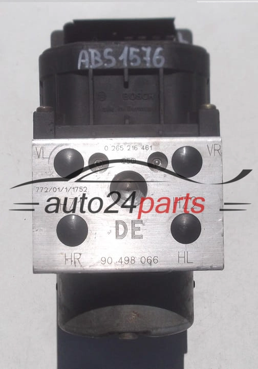 ABS POMPA I STEROWNIK OPEL ASTRA G ZAFIRA BOSCH 0 265 216 461, 0265216461, 90 498 066, 90498066, 0 273 004 209, 0273004209 