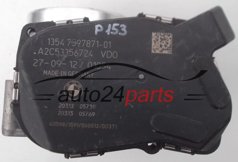 Σώμα πεταλούδας BMW 3 ER E90 A2C53356724 1354759787101