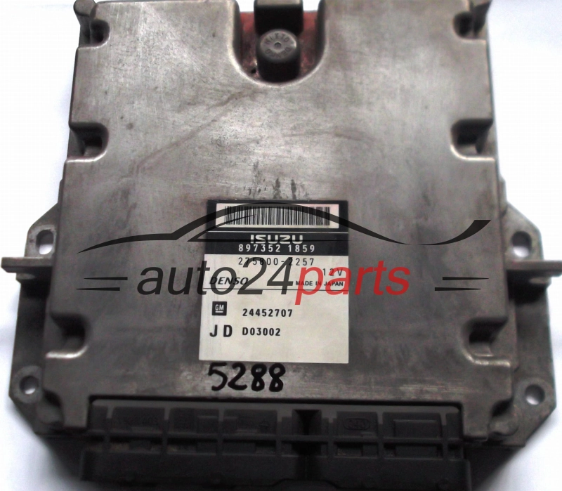ECU ENGINE CONTROLLER OPEL VECTRA SIGNUM 3.0 CDTI Y30DT DENSO 8973521859, 897352-1659, 2758002257, 275800-2257, 24452707 JD D03002 