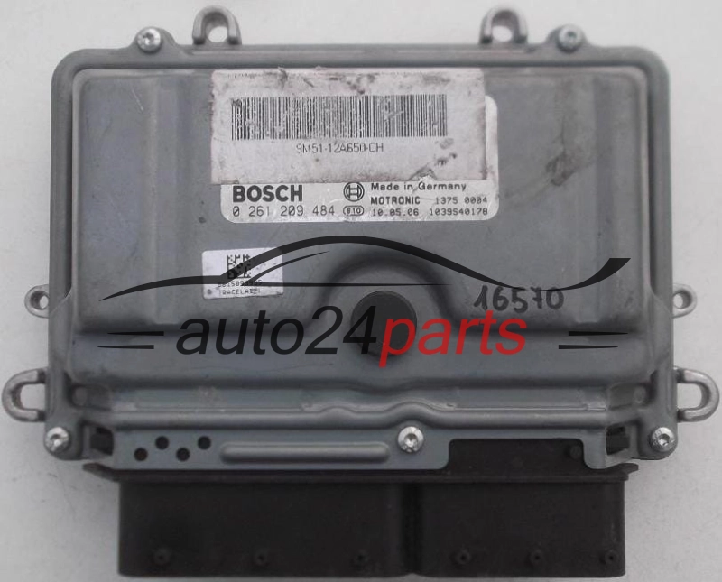 CENTRALINA MOTORE FORD FOCUS 2.5 T BOSCH 0 261 209 484, 0261209484, 9M51-12A650-CG, 9M5112A650CG, 12A650CG, 9BYG