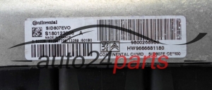 ECU CENTRALITA DE MOTOR  CITROEN PEUGEOT 1.6 HDI S180123008A, 9800268980, HW 9666681180, SID807EVO