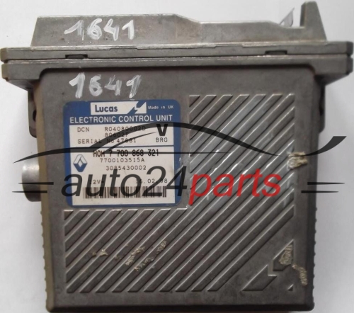 ECU ENGINE CONTROLLER VOLVO S40 V40 1.9 TD R04080002D