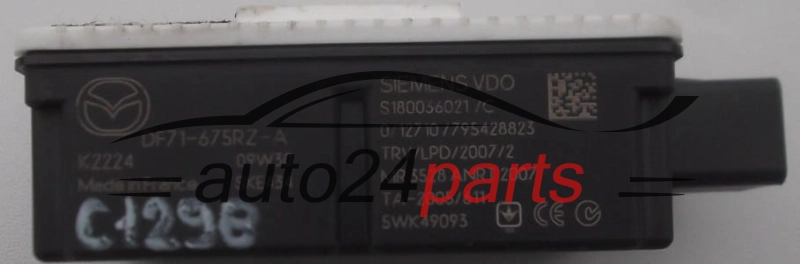 Μονάδα ελέγχου Κεντρικού Κλειδώματος MAZDA S180036021, DF71-675RZ-A, 5WK49093