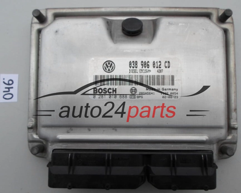 KOMPUTER STEROWNIK SILNIKA VOLKSWAGEN SEAT SKODA 1.9 SDI BOSCH 0 281 010 688