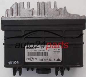 Μονάδα Ελέγχου Κινητήρα VOLKSWAGEN GOLF 1.8 BOSCH 0 261 203 184/185, 0261203184, 0261203185, 8A0 907 311 H, 8A0907311H