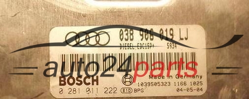 CALCULATEUR MOTEUR AUDI A4 1.9 TDI BOSCH 0 281 011 222,  038906019LJ