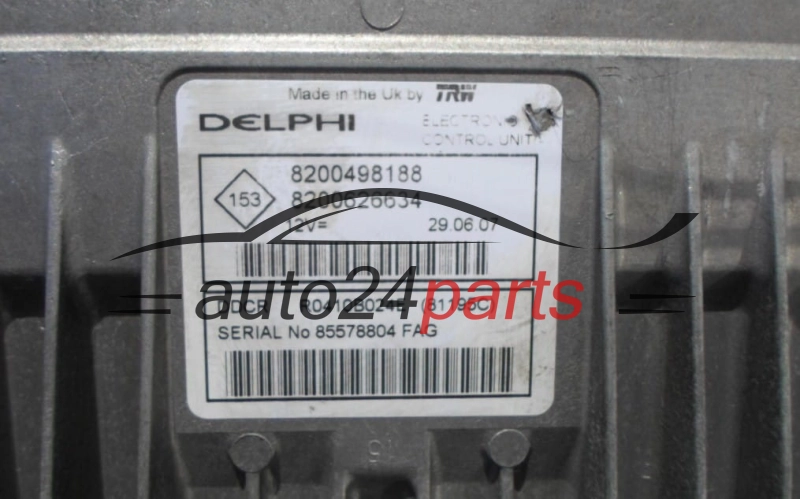 CALCULATEUR MOTEUR RENAULT 1.5 DCI Delphi R0410B024E