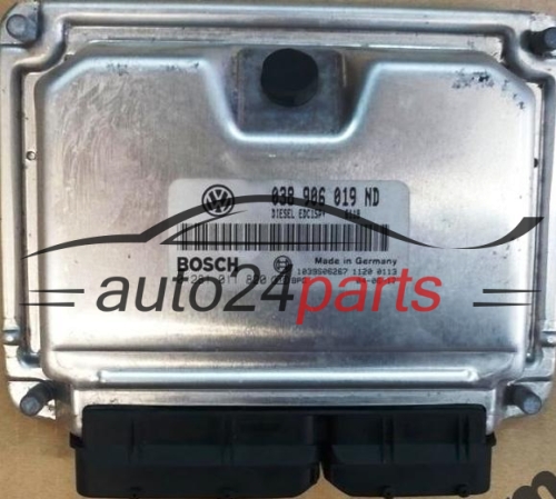 ECU ENGINE CONTROLLER VW VOLKSWAGEN POLO 1.9 TDI 038906019ND, BOSCH 0 281 011 820, 0281011820, 1039S06267 