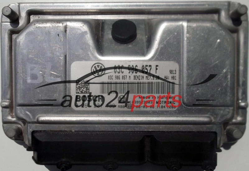 Μονάδα Ελέγχου Κινητήρα SKODA FABIA 1.6 03C906057F 03C906057M BOSCH 0261201139 BENZIN MED7.5.20 9813 1039S23903