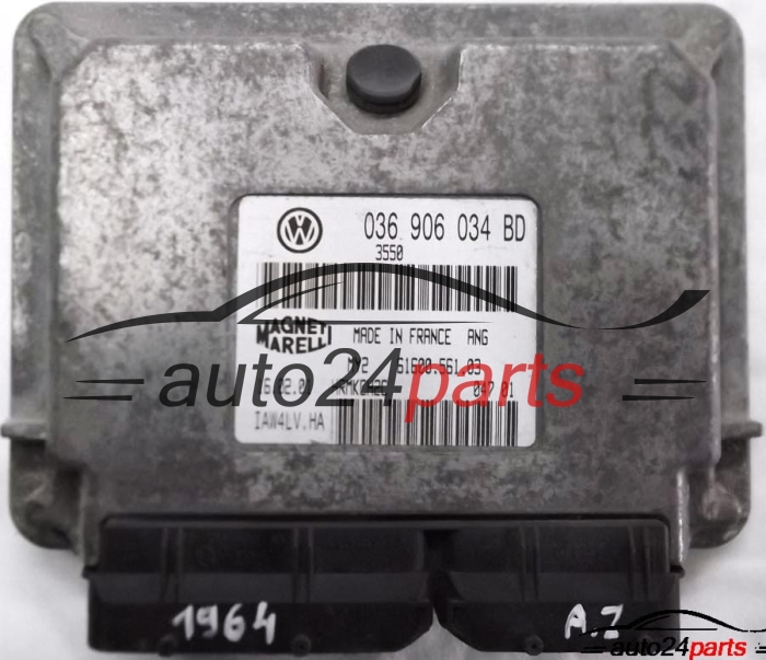 ECU CENTRALITA DE MOTOR SEAT LEON TOLEDO 1.6 036906034BD,  IAW4LVHA