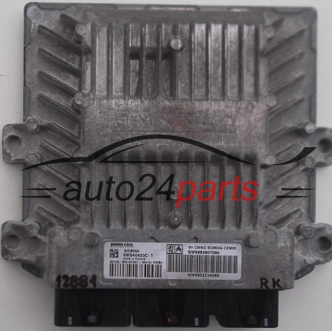 calculateur moteur pour peugeot 407 2.0 hdi