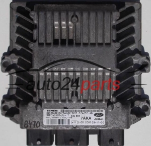 KOMPUTER STEROWNIK SILNIKA FORD FUSION 1.4 TDCI, SIEMENS 5WS40141D-T, 5WS40141DT, SID804, 7AKA J38AC, 3N11-12A650-AB - 8470