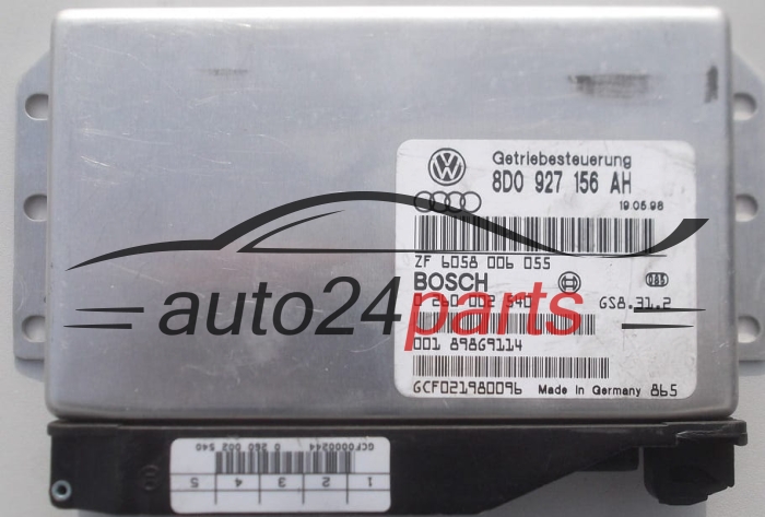 COMPUTADOR CAIXA DE VELOCIDADES AUTOMÁTICA  AUDI A4 2.5 TDI BOSCH 0 260 002 540,  8D0 927 156 AH