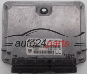 KOMPUTER STEROWNIK SILNIKA OPEL ASTRA VECTRA ZAFIRA 2.0 BOSCH 0 281 001 674, 0281001674, GM 90 562 574 LL