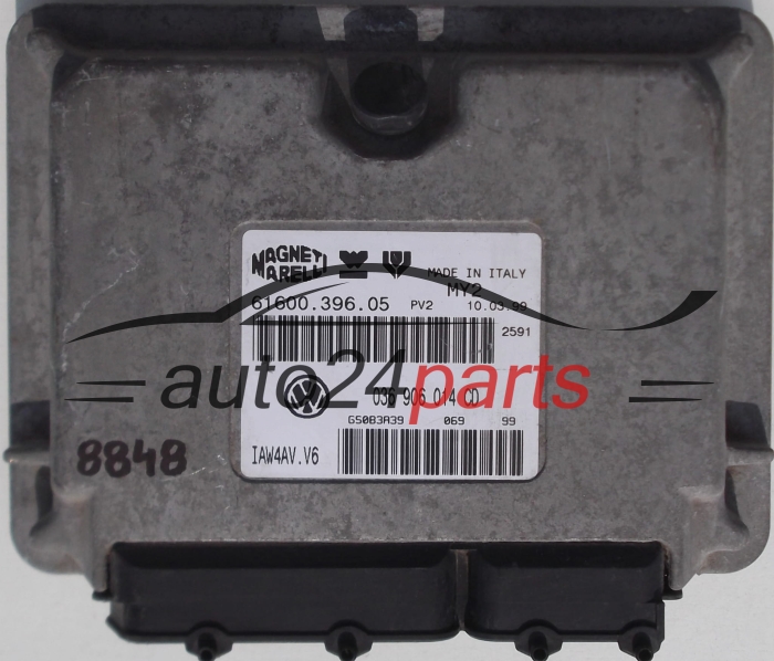 MOTORSTEUERGERÄT ECU STEUERGERÄT VW VOLKSWAGEN POLO 036 906 014 CD, 036906014CD, 61600.396.05 