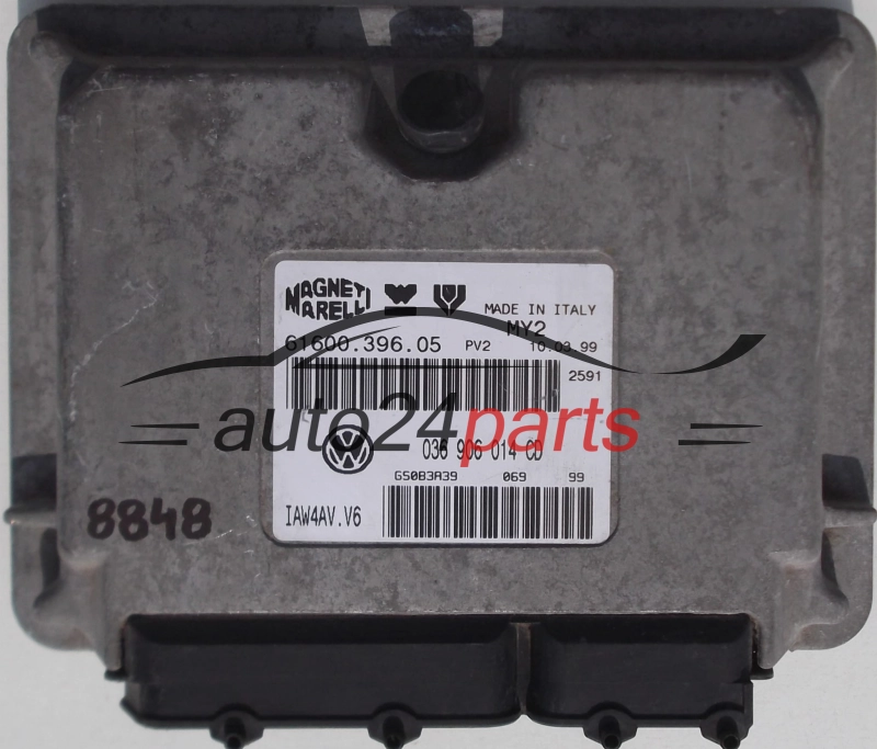 MOTORSTEUERGERÄT ECU STEUERGERÄT VW VOLKSWAGEN POLO 036 906 014 CD, 036906014CD, 61600.396.05 