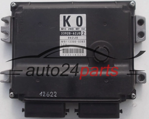 CENTRALINA DO MOTORE SUZUKI SWIFT 1.3, 33920-62J0, 3392062J0, K0, DENSO MB112300-0383, MB1123000383