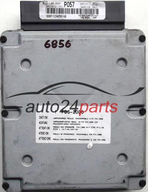 KOMPUTER STEROWNIK SILNIKA FORD FOCUS VISTEON 98BP-12A650-WB, 98BP12A650WB, P057