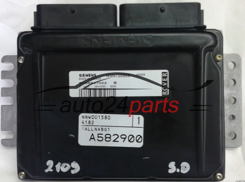 ECU ENGINE CONTROLLER ROVER 75 MG ZT FREELANDER 2.5 V6 SIEMENS S108847002B, NNN100655 A0009 