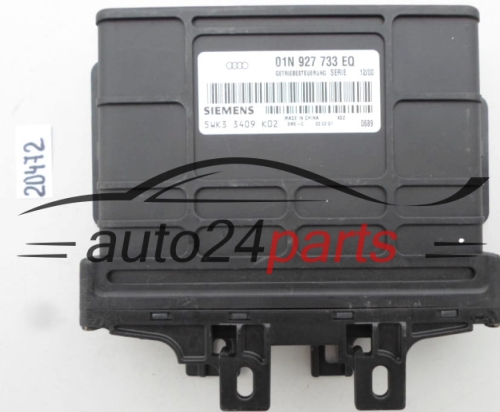 STEROWNIK SKRZYNI AUTOMATYCZNEJ VOLKSWAGEN AUDI SIEMENS 5WK3 3409, 5WK33409, 01N 927 733 EQ, 01N927733EQ
