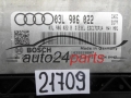 AUDI A4 2.0 TDI 03L906022, 03L 906 022, 03L906022B, BOSCH 0281014592, 0 281 014 592, DIESEL EDC17CP14 CAGC 3177